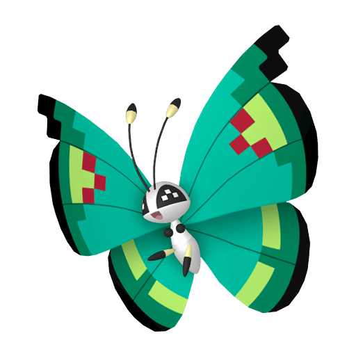 #0666-4 Vivillon-Garden [Scarlet & Violet]