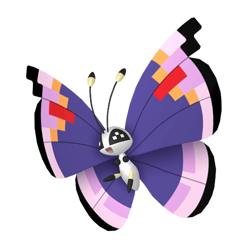 #0666-5 Vivillon-Elegant [Scarlet & Violet]