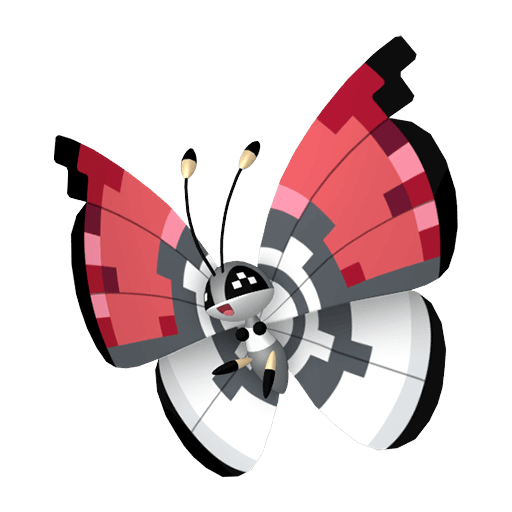#0666-19 Vivillon-Pokeball [Scarlet & Violet]