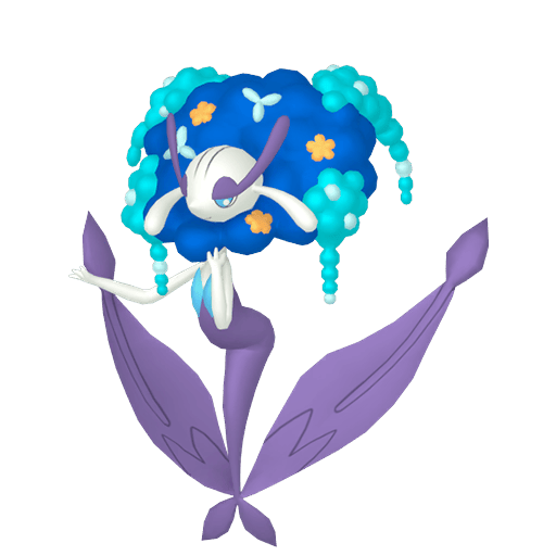 #0671-3 Florges-Blue [Scarlet & Violet]
